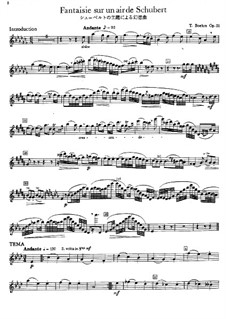 Fantasia on Aria by F. Schubert, Op.21: Solo part by Theobald Boehm