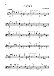 Elegy, Op.3: Elegy by Oleg Kopenkov