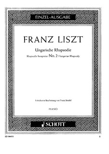 No.2 in C Sharp Minor, S.244: For piano (with fingering) by Franz Liszt