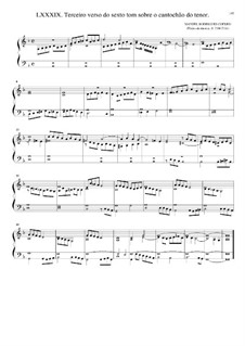 Terceiro verso do sexto tom sobre o cantochão do tenor: Terceiro verso do sexto tom sobre o cantochão do tenor by Manuel Rodrigues Coelho