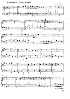 Prince of Denmark's March (Trumpet Voluntary): For keyboard by Jeremiah Clarke
