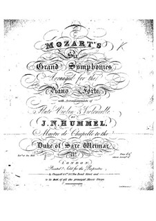 Symphony No.41 in C Major 'Jupiter', K.551: For flute, violin, cello, and piano by Wolfgang Amadeus Mozart