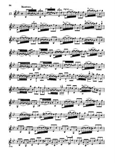 Forty-Two Etudes or Caprices: Etudes No.17-23 by Rodolphe Kreutzer