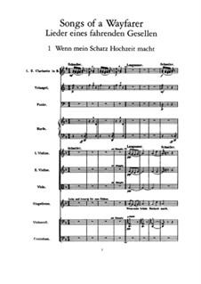 Songs of a Wayfarer and Songs of the Deaths of Children: Songs of a Wayfarer and Songs of the Deaths of Children by Gustav Mahler