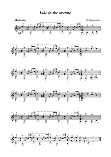 Like in the avenue, Op.4: Like in the avenue by Oleg Kopenkov