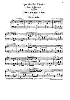 Malagueña and Habanera, Op.21: For piano by Pablo de Sarasate