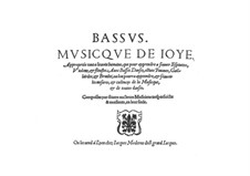 Musicque de Joye: Bass part by Jacques Moderne