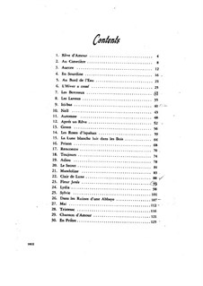 Thirty Songs: Thirty Songs by Gabriel Fauré