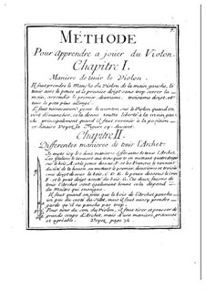 Leçons de violon dans le goût François: Leçons de violon dans le goût François by Michel Corrette