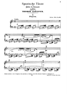 Playera and Zapateado, Op.23: For piano by Pablo de Sarasate