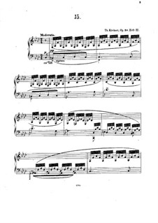 Etudes and Pieces, Op.30: No.15-19 by Theodor Kirchner