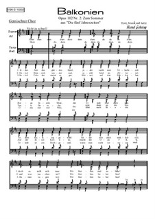 Die 5 Jahreszeiten, Op.102: Nr.2: Zum Sommer by Bernd Gehring