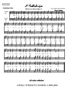 Halleluja, Op.3: Halleluja by Bernd Gehring