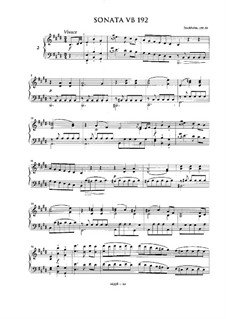 Sonata for Piano in E Major, VB 192: Sonata for Piano in E Major by Joseph Martin Kraus