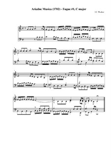 Ariadne Musica: Fugues No.1-20 by Johann Caspar Ferdinand Fischer