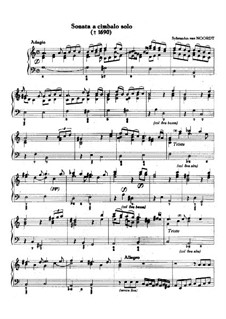 Sonata for Harpsichord: Sonata for Harpsichord by Sybrandus van Noordt