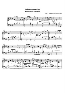 Ariadne Musica: Prelude No.5 in E Flat Major by Johann Caspar Ferdinand Fischer