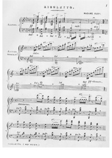 Fantasia on 'Rigoletto' by Verdi for Piano: Fantasia on 'Rigoletto' by Verdi for Piano by Anna Caroline Oury