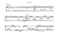Chaconne in C Major: For organ by Johann Pachelbel