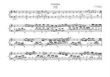 Chaconne in D Minor: For organ by Johann Pachelbel