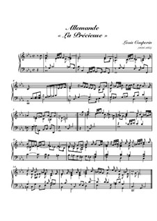 Allemande 'La précieuse': Allemande 'La précieuse' by Louis Couperin