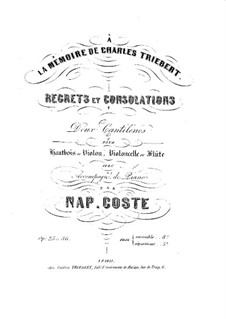 Consolation for Oboe and Piano, Op.25: Consolation for Oboe and Piano by Napoléon Coste