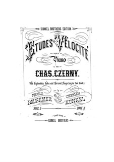 Etudes de la vélocité: Book I by Carl Czerny