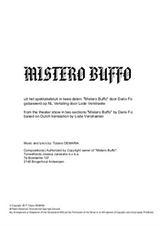 Mistero Buffo: Mistero Buffo by Tormy Van Cool