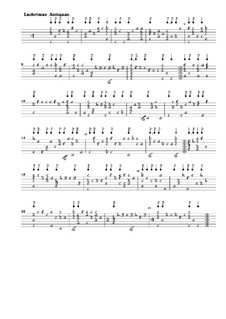 Lachrimae. Seven Pavanes for Lute: Lachrimae. Seven Pavanes for Lute by John Dowland