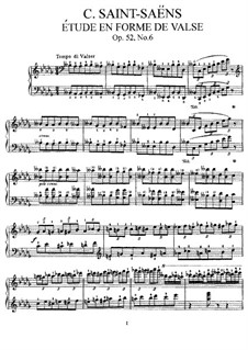 Six Etudes, Op.52: Etude No.6 by Camille Saint-Saëns