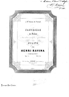 Fantaisie de Salon sur deux Motifs Napolitains, Op.5: Fantaisie de Salon sur deux Motifs Napolitains by Jean-Henri Ravina