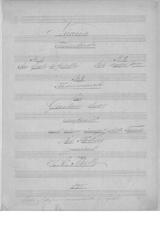 Three Pieces for Two Guitars: Parts by Johann Kaspar Mertz