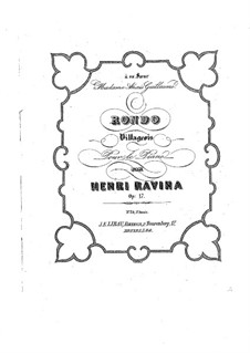 Rondo Villageois, Op.17: Rondo Villageois by Jean-Henri Ravina