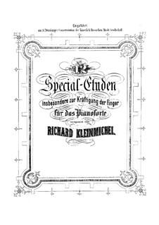 Twelve Etudes for Piano, Book I, Op.50: Twelve Etudes for Piano, Book I by Richard Kleinmichel