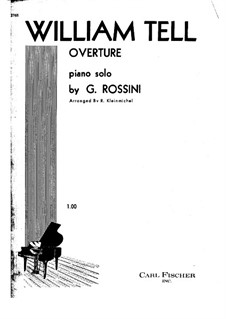 Overture: For piano by Gioacchino Rossini