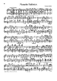 Menuetto sinfonico: Menuetto sinfonico by Gustave Satter