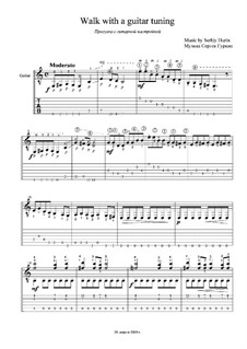 Walk with a guitar tuning: Walk with a guitar tuning by Serhiy Hurin