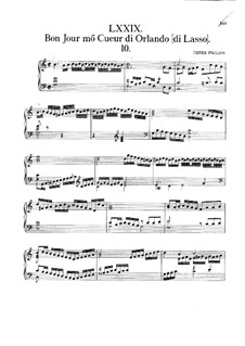 Bon Jour mon Cueur: Bon Jour mon Cueur by Orlande de Lassus