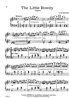 Little Rowdy. Caprice: Little Rowdy. Caprice by Homer Newton Bartlett