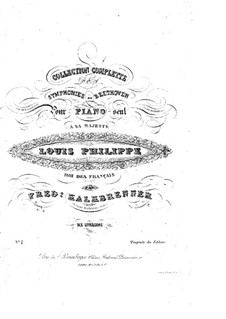 Complete Symphony: Version for piano by Ludwig van Beethoven