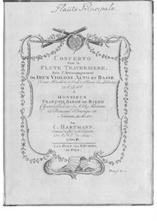 Flute Concert No.2 in C Major: Flute Concert No.2 in C Major by Christian Karl Hartmann