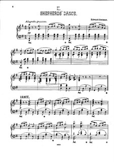 Henry VIII: Shepherds' Dance, for piano by Edward German