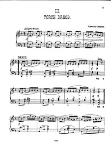 Henry VIII: Torch Dance, for piano by Edward German