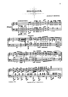 Polonaise for Piano: Polonaise for Piano by Florian Oborski