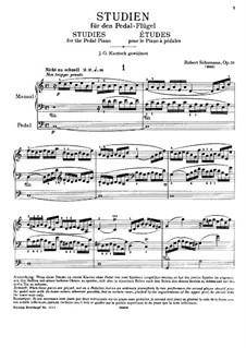 Studies in the Form of Canons, Op.56: Complete set by Robert Schumann