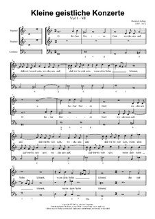 Kleine geistliche Konzerte, Op.8: Nr.6 O lieber Herre Gott, SWV 287 by Heinrich Schütz