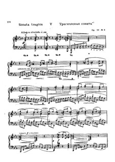 Forgotten Melodies II, Op.39: No.5 Sonata 'Tragica' in C Minor by Nikolai Medtner