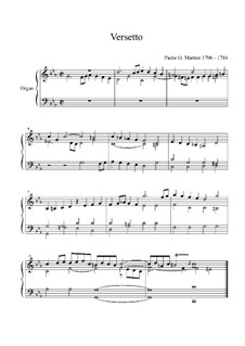 Versetto in C Minor: Versetto in C Minor by Giovanni Battista Martini