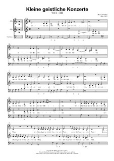 Kleine geistliche Konzerte, Op.8: Nr.12 Lobet den Herren, der zu Zion wohnet, SWV 293 by Heinrich Schütz