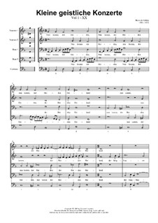 Kleine geistliche Konzerte, Op.8: Nr.20 Nun komm, der Heiden Heiland, SWV 301 by Heinrich Schütz